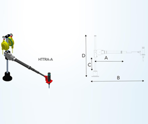 Horizontal Telescopic Torque Reaction Arm