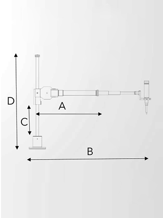 Horizontal Telescopic Torque Reaction Arms