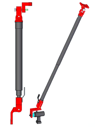 Vertical Telescopic Torque Reaction Arms