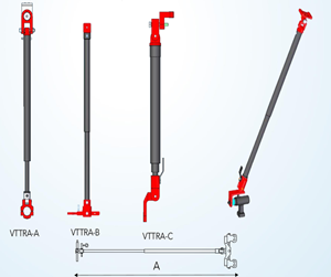 Vertical Telescopic Torque Reaction Arms